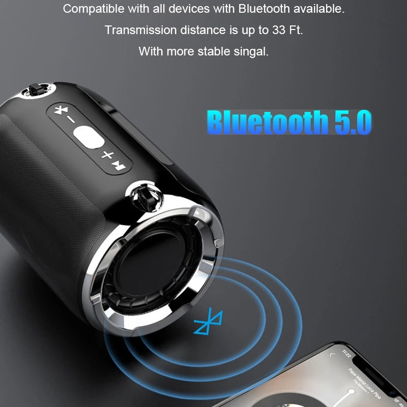 Altavoz Bluetooth Portátil Anticaídas con Subwoofer
